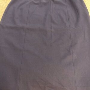 Lafayette 148  Women's Navy Pencil Skirt